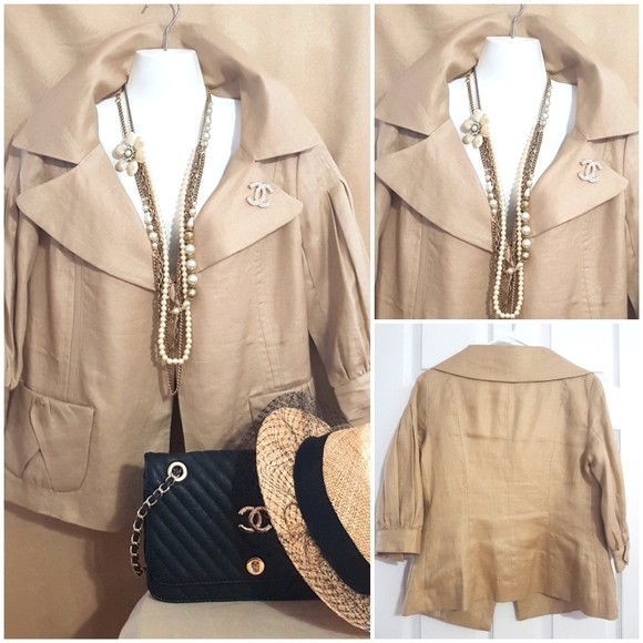 Linen Blazer /  M - Picture 1 of 10